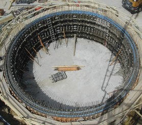 BIRA utilizado en la construcción de depósitos