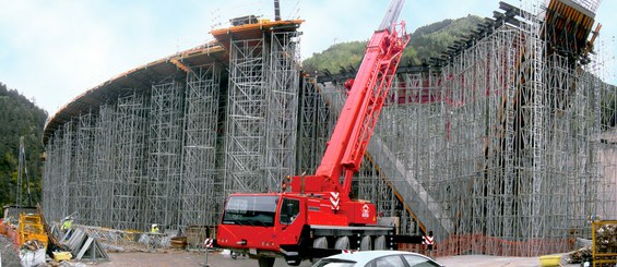 Accesos boca Oeste Túnel dels 2 Valires, Andorra