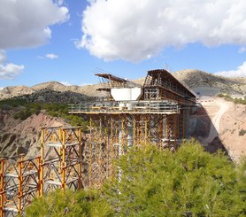 Viaducto sobre el Barranco de los Ojos, Alicante, España