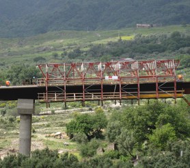 Viaducto Platì, Calabria, Italia