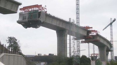 Viaducto de Trapagarán, Variante Metropolitana Sur, Bilbao, España