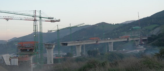 Viaducto de Trapagarán, Variante Metropolitana Sur, Bilbao, España