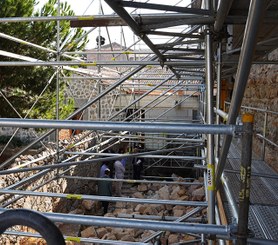 Apuntalamiento y reconstrucción de la Iglesia de San Andrés