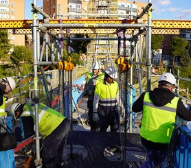Rehabilitación integral de la pasarela de Marqués de Zafra sobre la M-30, Madrid, España