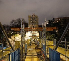 Rehabilitación integral de la pasarela de Marqués de Zafra sobre la M-30, Madrid, España
