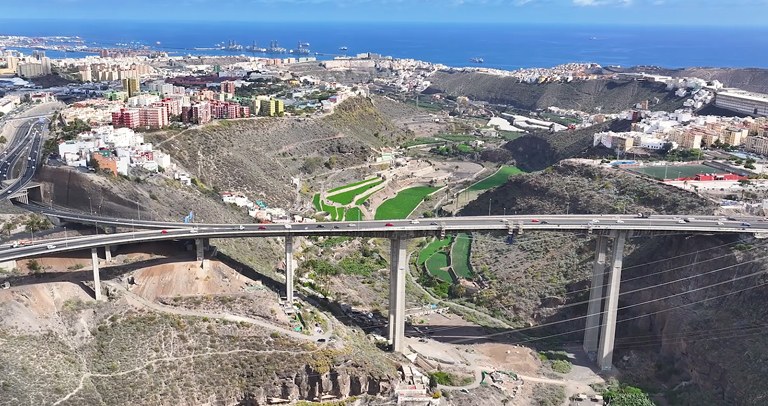 Reparación del Viaducto del Guiniguada