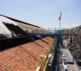 Restauración integral de las fachadas y cubiertas de la Estación del Norte de Valencia Restauración integral de las fachadas y cubiertas de la Estación del Norte de Valencia