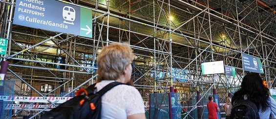 Restauración integral de las fachadas y cubiertas de la Estación del Norte de Valencia
