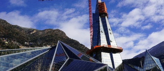 Transformación arquitectónica de Caldea, icónico spa termal de Andorra
