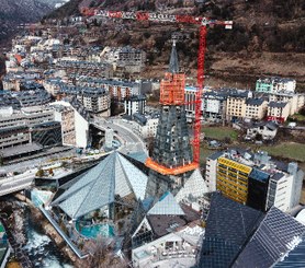 Transformación arquitectónica de Caldea, icónico spa termal de Andorra