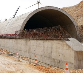 Falsos túneles para Ecoducto en la Autovía A-73, Quintanaortuño-Montorio