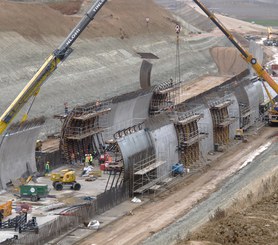 Túnel Villamuriel de Cerrato, Valladolid, España