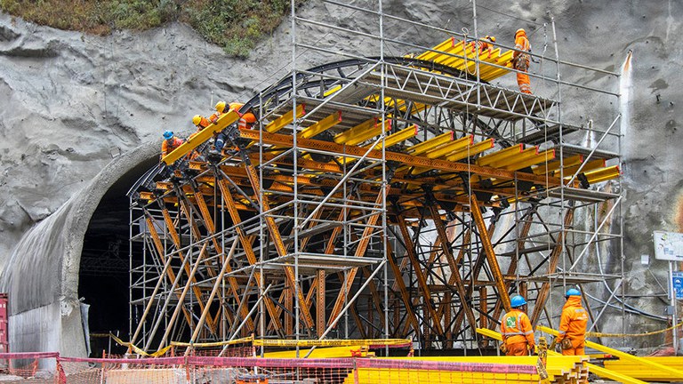 Carro MK para la construcción del túnel de Ollachea en Puno