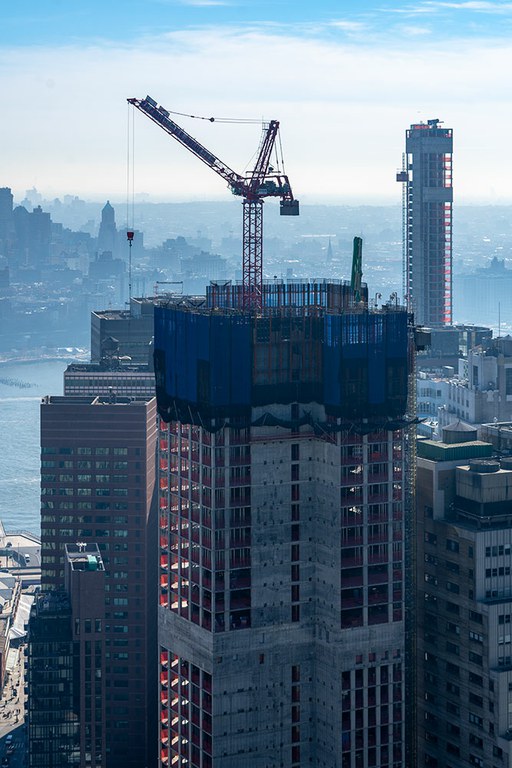 La edificación de la torre 130 William redefinirá el paisaje urbano de Manhattan