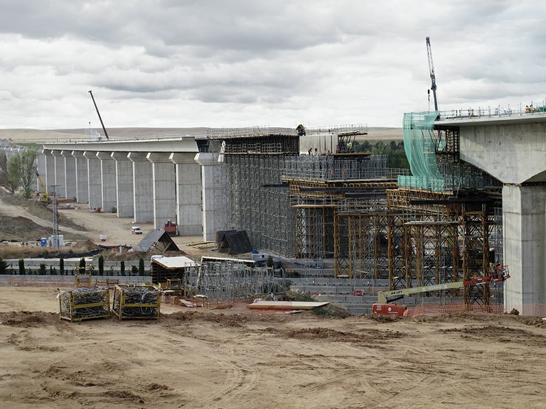 LAV Madrid - Galicia, Viaducto Trabancos