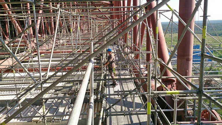 Nuevo confinamiento de seguridad en la planta nuclear de Chernóbil, Ucrania