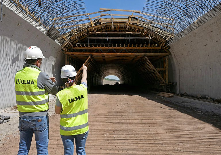 Nuevo túnel a cielo abierto con ULMA