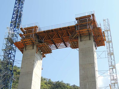 Puente atirantado Hisgaura, el más largo de Sudamérica de su tipología