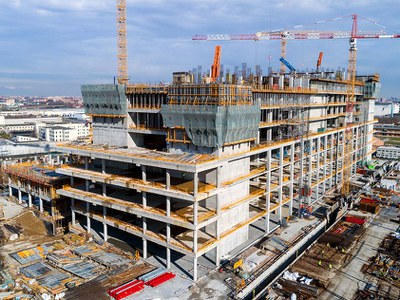 Soluciones innovadoras ULMA en la construcción del Hospital de Galeazzi, Italia