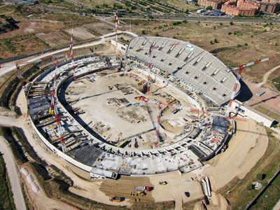 ULMA participa en el recién inaugurado estadio Wanda Metropolitano en Madrid