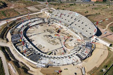 ULMA participa en el recién inaugurado estadio Wanda Metropolitano en Madrid