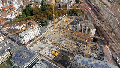 WaltherPark, construcción de un edificio multifuncional en el corazón histórico de Bolzano